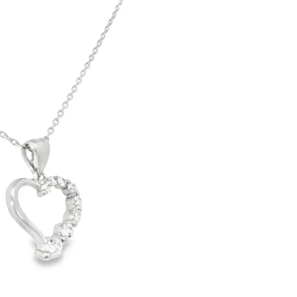 Sterling Silver Cubic Zirconium Silver Necklace & Pendants Image 2 S&E Jewelers Depew, NY