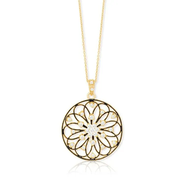 Sterling Silver Cubic Zirconium Silver Necklace & Pendants S&E Jewelers Depew, NY