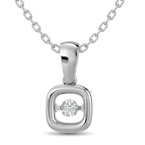 Sterling Silver Diamond Silver Necklace & Pendants S&E Jewelers Depew, NY