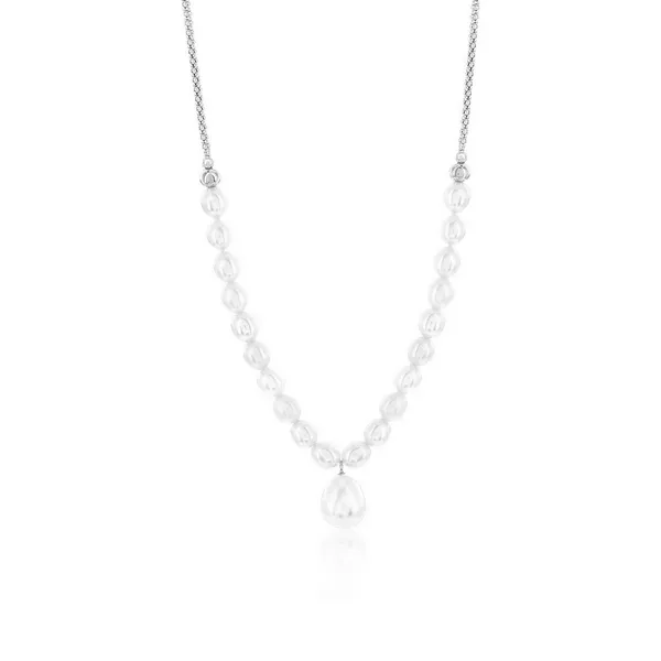 Sterling Silver Freshwater Pearl Hanging Necklace S&E Jewelers Depew, NY