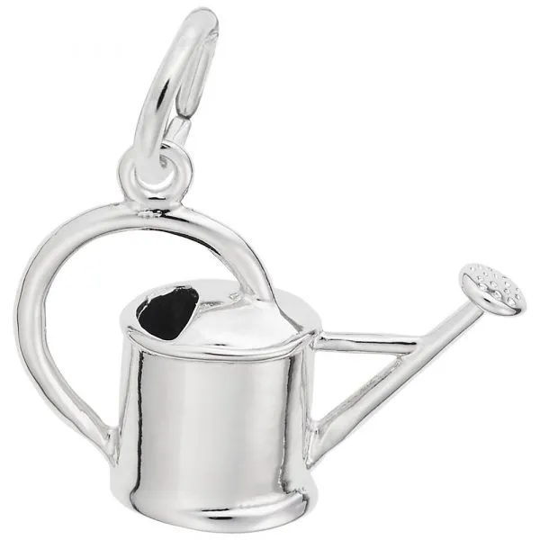 Sterling Silver Polished Watering Can Charm S&E Jewelers Depew, NY
