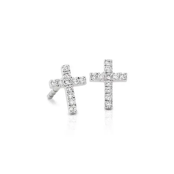 Sterling Silver Diamond Earrings S&E Jewelers Depew, NY