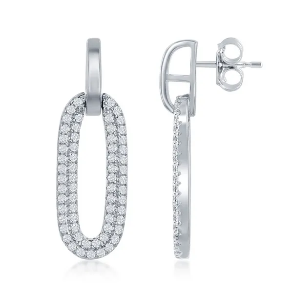Sterling Silver Earrings Image 2 S&E Jewelers Depew, NY