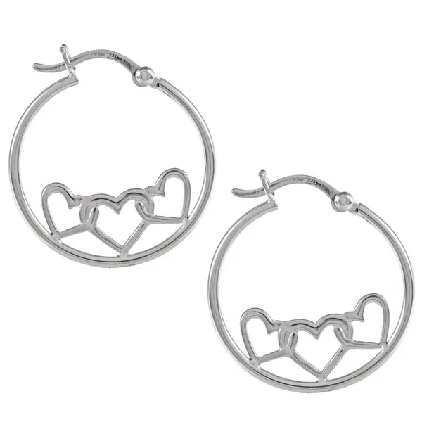 Sterling Silver Medium Hoop Earrings S&E Jewelers Depew, NY