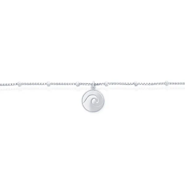 Sterling Silver Anklet Image 2 S&E Jewelers Depew, NY