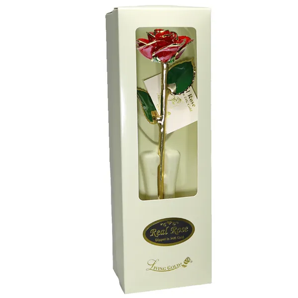 24KT Gold Rose Image 2 S&E Jewelers Depew, NY
