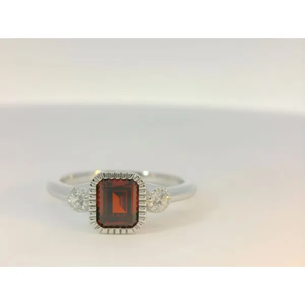 Silver Gemstone Ring Sather Jewelry Spooner, WI
