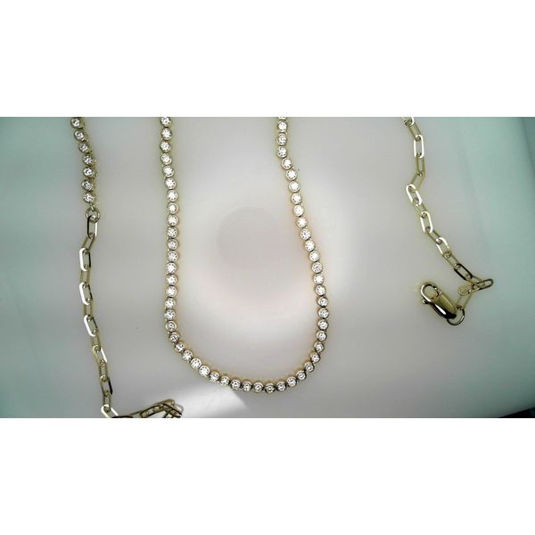 Diamond Necklace Image 2 Sather's Leading Jewelers Fort Collins, CO