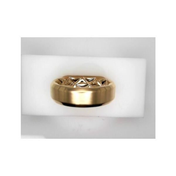 Men's Gold Wedding Band Image 2 Sather's Leading Jewelers Fort Collins, CO