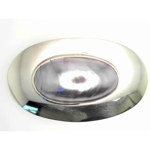 Sterling Silver Mabe Pearl Pin/Pendant Sather's Leading Jewelers Fort Collins, CO