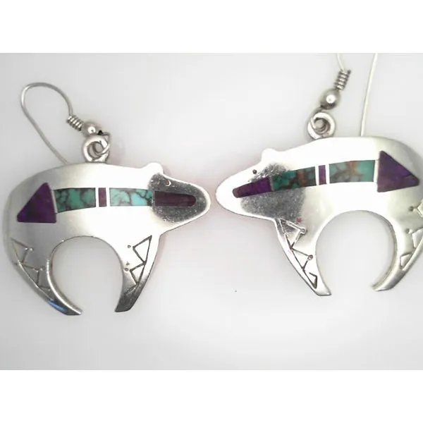 Sterling Silver Inlay Earrings Sather's Leading Jewelers Fort Collins, CO
