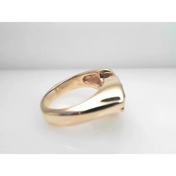 14Kt Yellow Gold Rhodalite Garnet and Diamond Ring Image 2 Sather's Leading Jewelers Fort Collins, CO