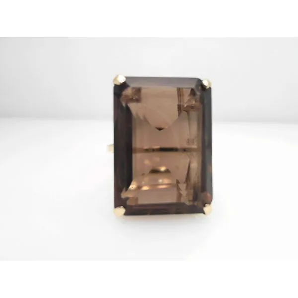 Smokey Quartz Ring in 14K Gold Image 2 Sather's Leading Jewelers Fort Collins, CO