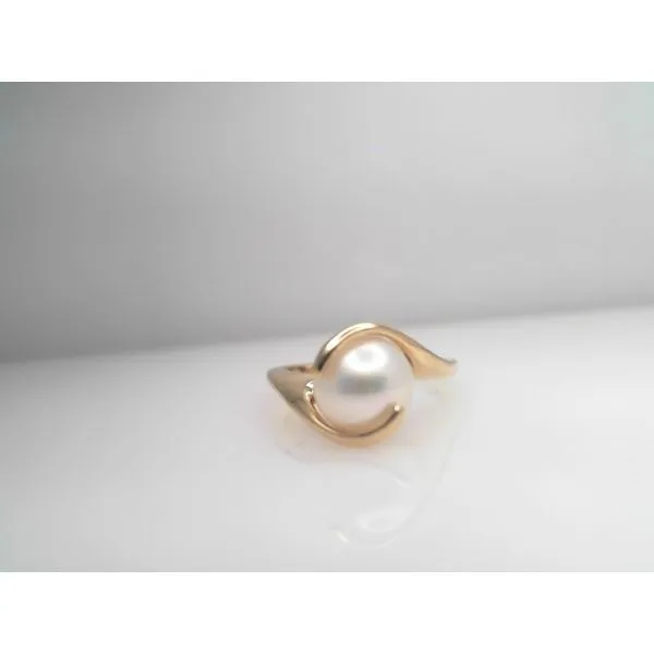Cultured Pearl Swirl Ring Sather's Leading Jewelers Fort Collins, CO