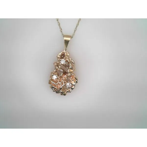 14Kt Yellow Gold Nugget Pendant Sather's Leading Jewelers Fort Collins, CO