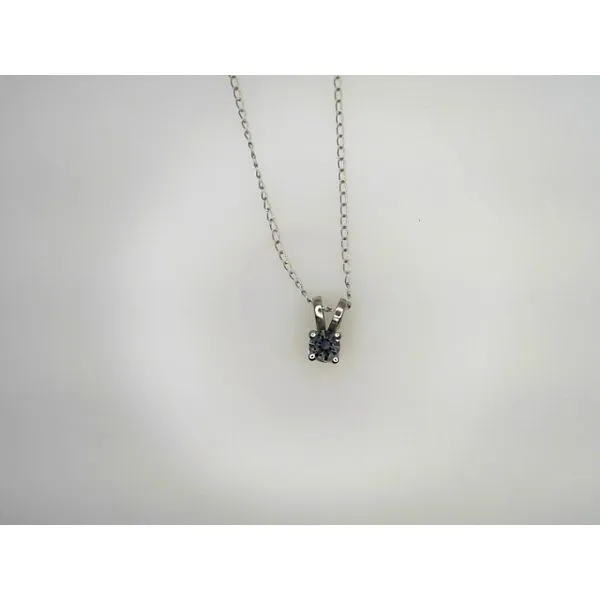 14Kt White Gold Created Alexandrite Pendant Sather's Leading Jewelers Fort Collins, CO