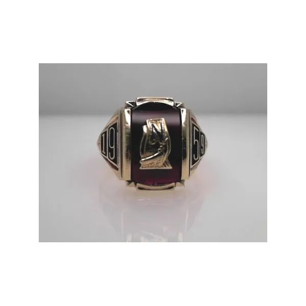 10Kt Yellow Gold Synthetic Gem Ring Sather's Leading Jewelers Fort Collins, CO