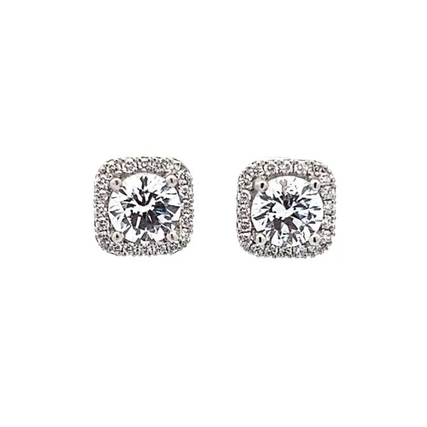 Platinum Diamond Stud Earrings Sausalito Jewelers, Inc Sausalito, CA