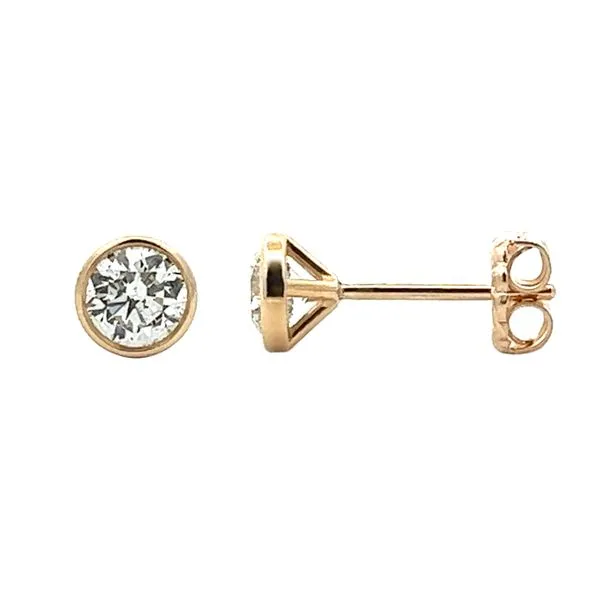 14K Yellow Gold Diamond Stud Earrings Sausalito Jewelers, Inc Sausalito, CA