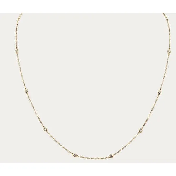 14K Yellow Gold Diamond Necklace Sausalito Jewelers, Inc Sausalito, CA