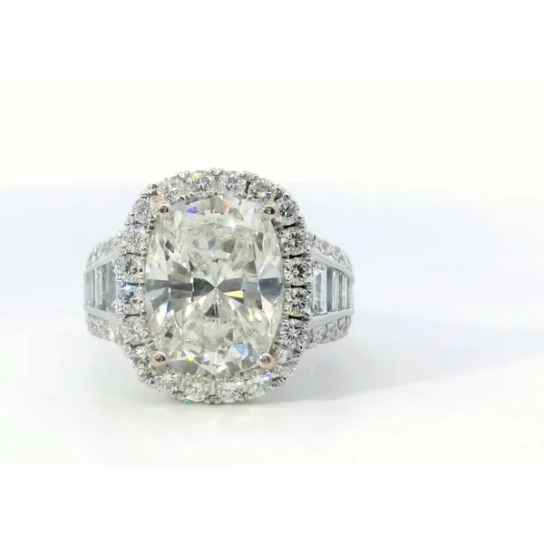 Simon G. 18 Karat White Gold Diamond Engagement Ring 7.12ctw similar item image