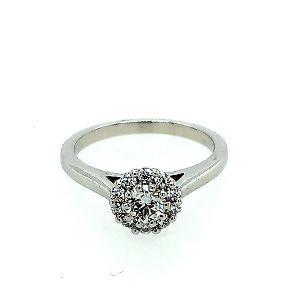 Hearts on Fire 18 Karat White Gold Diamond Beloved Open Gallery Engagement Ring 0.54ctw Saxons Fine Jewelers Bend, OR