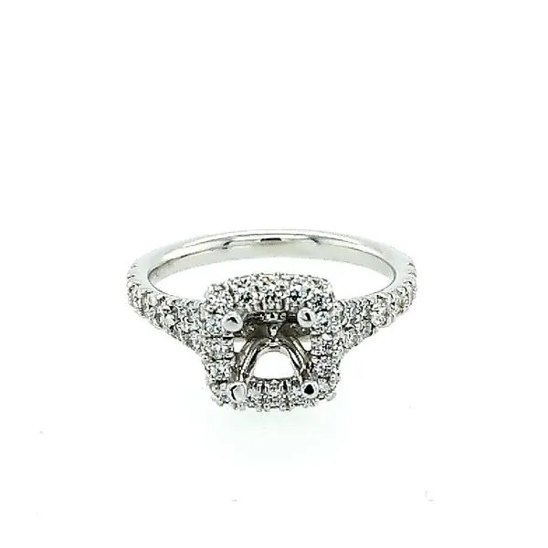 White Gold Acclaim Solitaire Diamond Ring Saxons Fine Jewelers Bend, OR