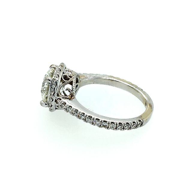 1.75 Carat Diamond Halo Engagment Ring Image 2 Saxons Fine Jewelers Bend, OR