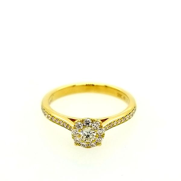 Simon G. Diamond And Yellow Gold Engagement Ring Saxons Fine Jewelers Bend, OR