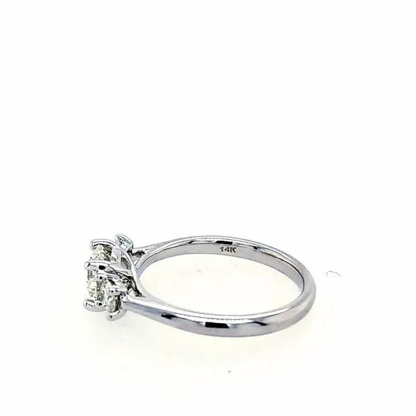 Three Stone Diamond Engagement Ring Image 2 Saxons Fine Jewelers Bend, OR