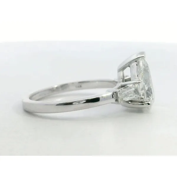 Three Stone Pear Diamond Engagement Ring Image 2 Saxons Fine Jewelers Bend, OR