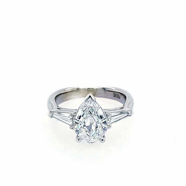 Pear Diamond Engagement Ring Saxons Fine Jewelers Bend, OR