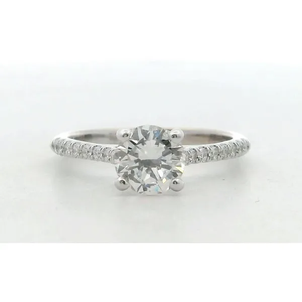 Diamond Solitaire with Diamond Undergallery .997c Saxons Fine Jewelers Bend, OR