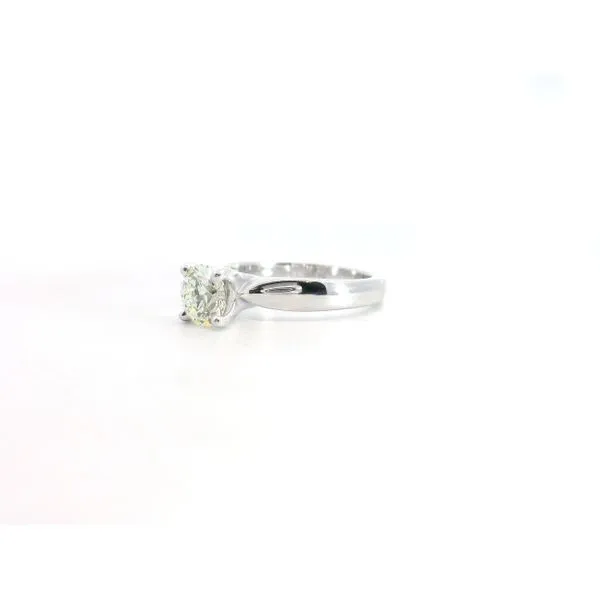 18K WG Diamond Hearts on Fire Serenity Solitaire Ring 1.04ctw Image 3 Saxons Fine Jewelers Bend, OR