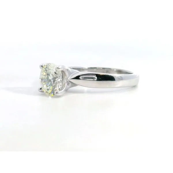 Hearts on Fire Serenity Solitare Diamond Ring 1.531 ctw Image 3 Saxons Fine Jewelers Bend, OR
