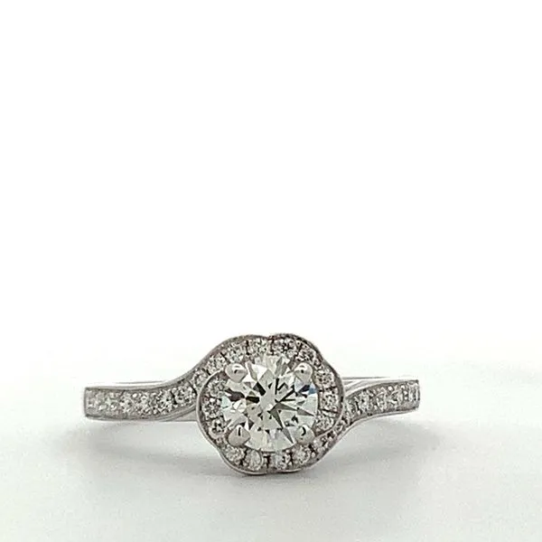 Hearts on Fire. 18 Karats White Gold Diamond Lorelei Bloom Ring Saxons Fine Jewelers Bend, OR