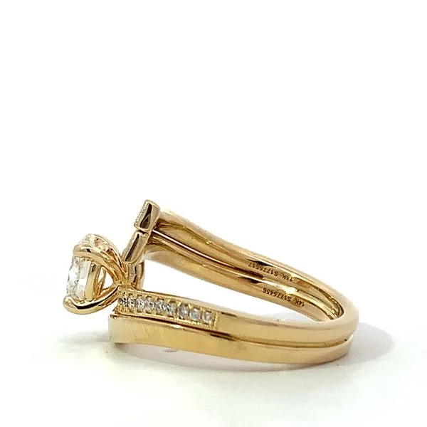 Gabriel & Co. 14 Karat Yellow Gold Bypass Semi-Mount Ring Image 2 Saxons Fine Jewelers Bend, OR