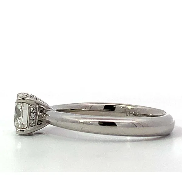 Hearts on Fire. Platinum Illustrious Hidden Diamond Halo Ring Image 2 Saxons Fine Jewelers Bend, OR