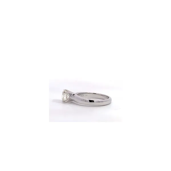 Hearts on Fire. 18 Karat White Gold Serenity Solitaire Ring Image 2 Saxons Fine Jewelers Bend, OR