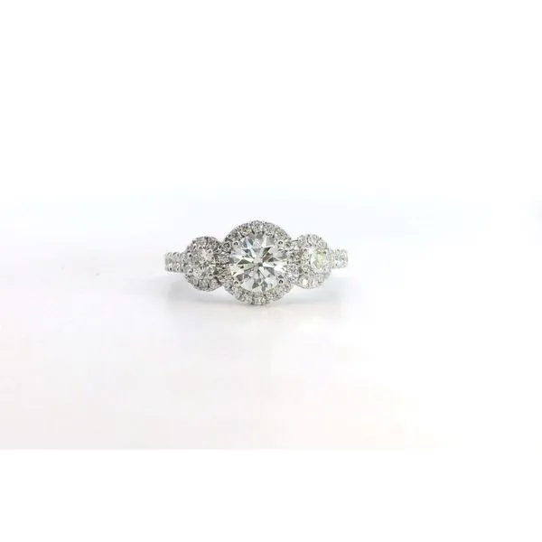 Hearts on Fire18K WG Diamond Integrity Three Stone Ring .708ct Image 2 Saxons Fine Jewelers Bend, OR