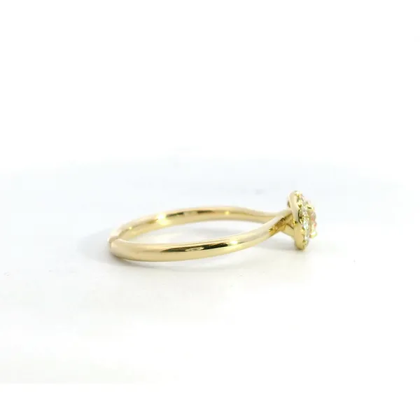 Hearts On Fire18K YG Diamond Vela Halo Ring Image 2 Saxons Fine Jewelers Bend, OR