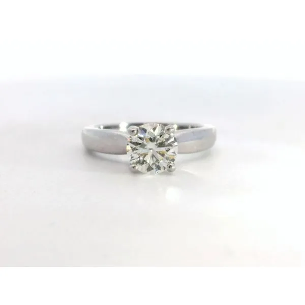 Hearts On Fire18 Karat White Gold Serenity Solitaire Ring Image 2 Saxons Fine Jewelers Bend, OR
