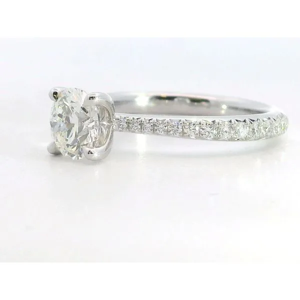 Hearts On Fire Platinum Vela Diamond Ring 1.047ct Image 4 Saxons Fine Jewelers Bend, OR