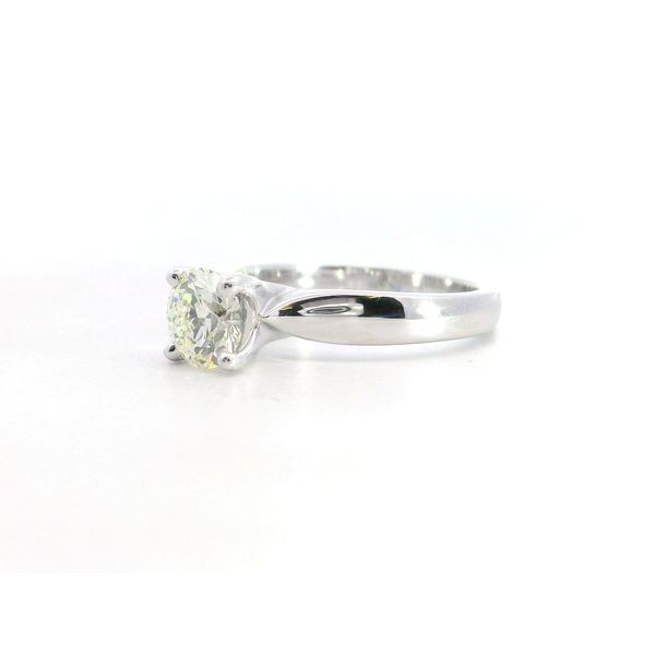 18K WG Diamond Hearts on Fire Serenity Solitaire Ring 1.04ctw Image 4 Saxons Fine Jewelers Bend, OR