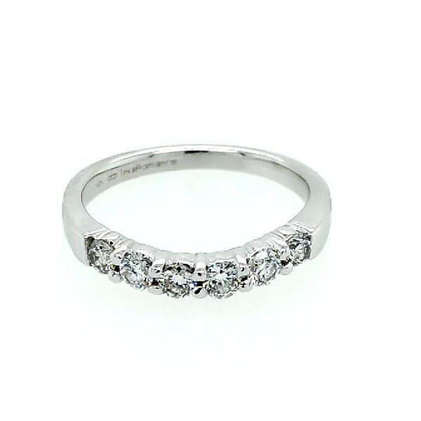 14 Karat White Gold Diamond Wedding Band Saxons Fine Jewelers Bend, OR