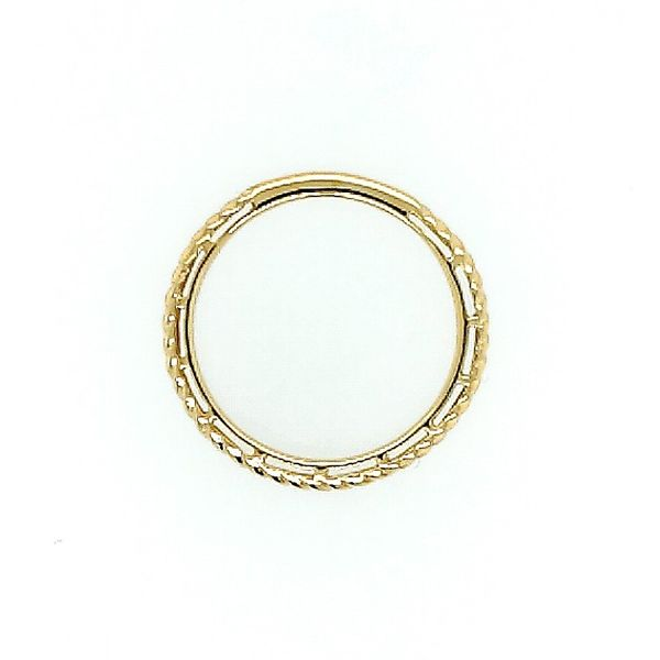 Gabriel & Co. 14K Yellow Gold Twisted Rope Stackable Ring Image 2 Saxons Fine Jewelers Bend, OR