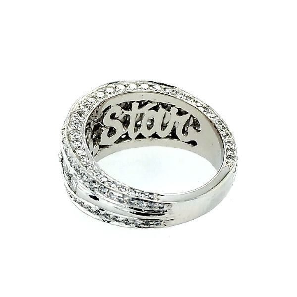 JB Star Platinum Diamond Band Image 2 Saxons Fine Jewelers Bend, OR