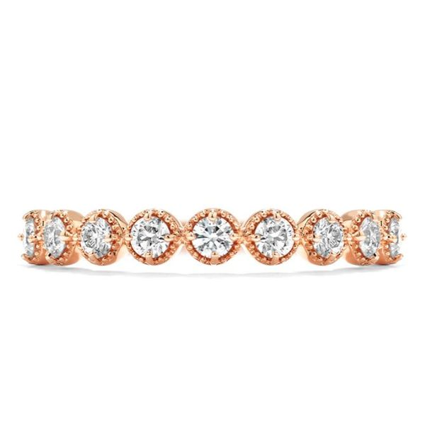 Hearts on Fire 18 Karat Rose Gold Diamond Band Image 2 Saxons Fine Jewelers Bend, OR