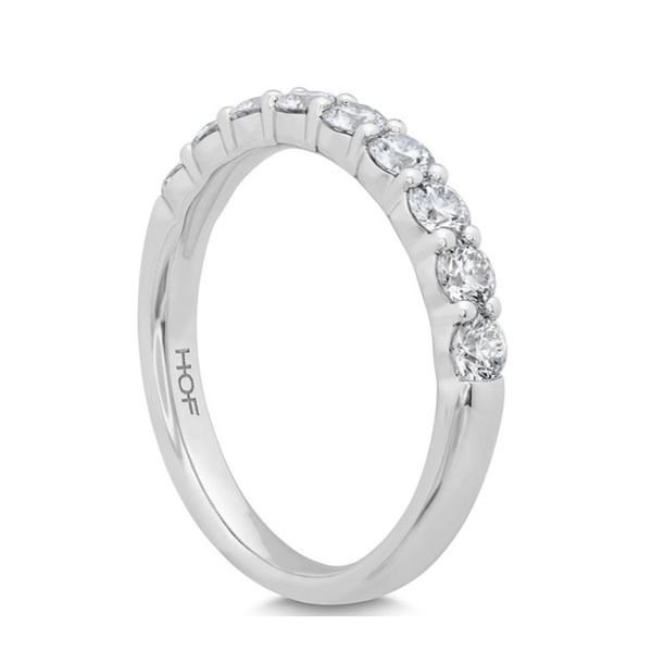 Hearts on Fire 18 Karat White Gold Signature 9 Stone Diamond Band 0.74ctw Saxons Fine Jewelers Bend, OR