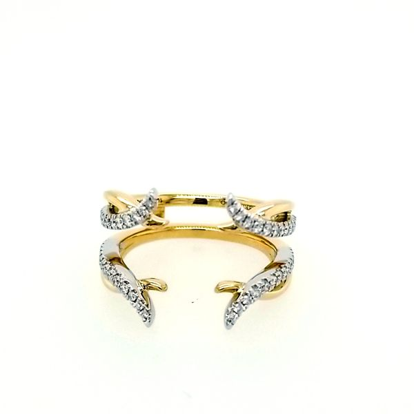 Yellow Gold/White Gold and Diamond Ring Enchancer Saxons Fine Jewelers Bend, OR